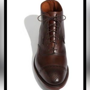 Allen Edmonds cognac dress boots